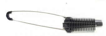 AC35L 260 Telenco зажим анкерный натяжной для ОК с выносным диэлектрическим силовым элементом Ø 3-5мм, корпус и клинья армированный УФ стойкий полимер