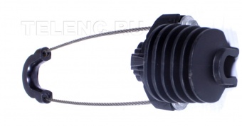AC35 140 Telenco зажим анкерный натяжной для ОК с выносным диэлектрическим силовым элементом Ø 3-5мм, петля 140мм